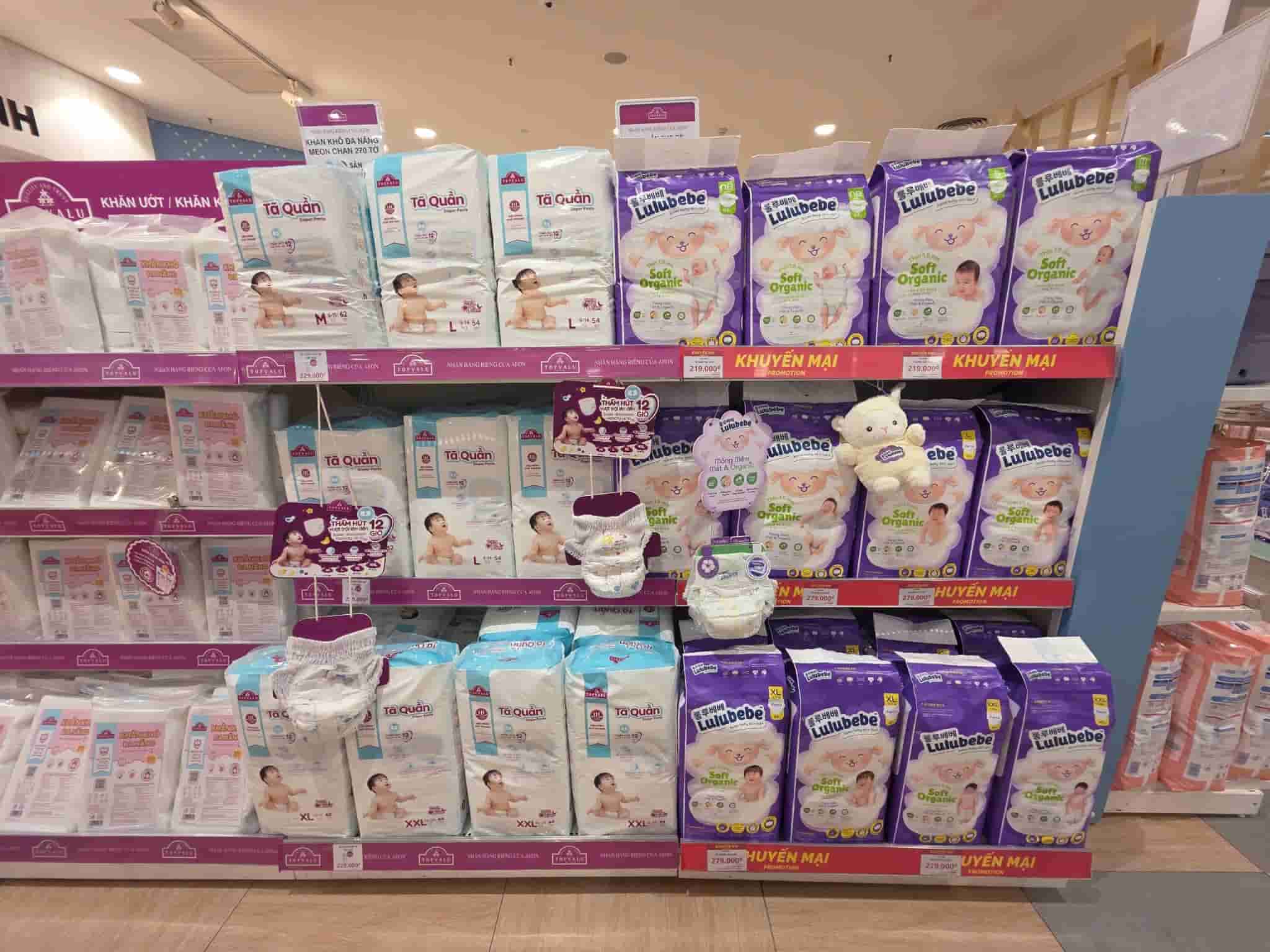 Bỉm Lulubebe trưng bày tại AEON