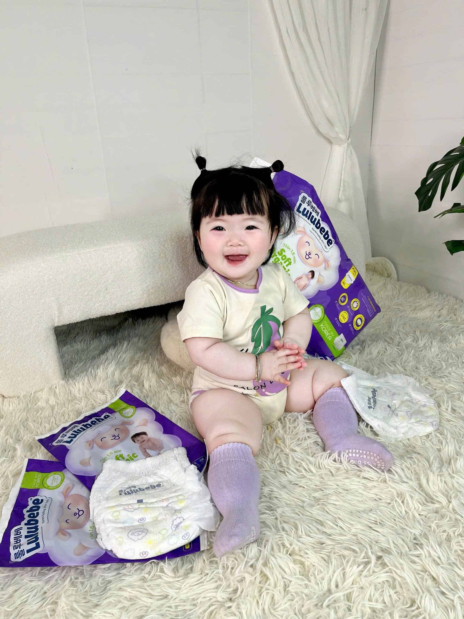 Bỉm mùa hè cho bé ưu tiên loại mỏng và thấm hút tốt