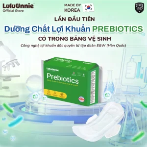 Alternative view of Băng Vệ Sinh LuluUnnie Chứa Dưỡng Chất Lợi Khuẩn Prebiotics An Toàn, Thoáng Khí, PH Phù Hợp Sinh Lý, Kiểm Soát Mùi Tốt