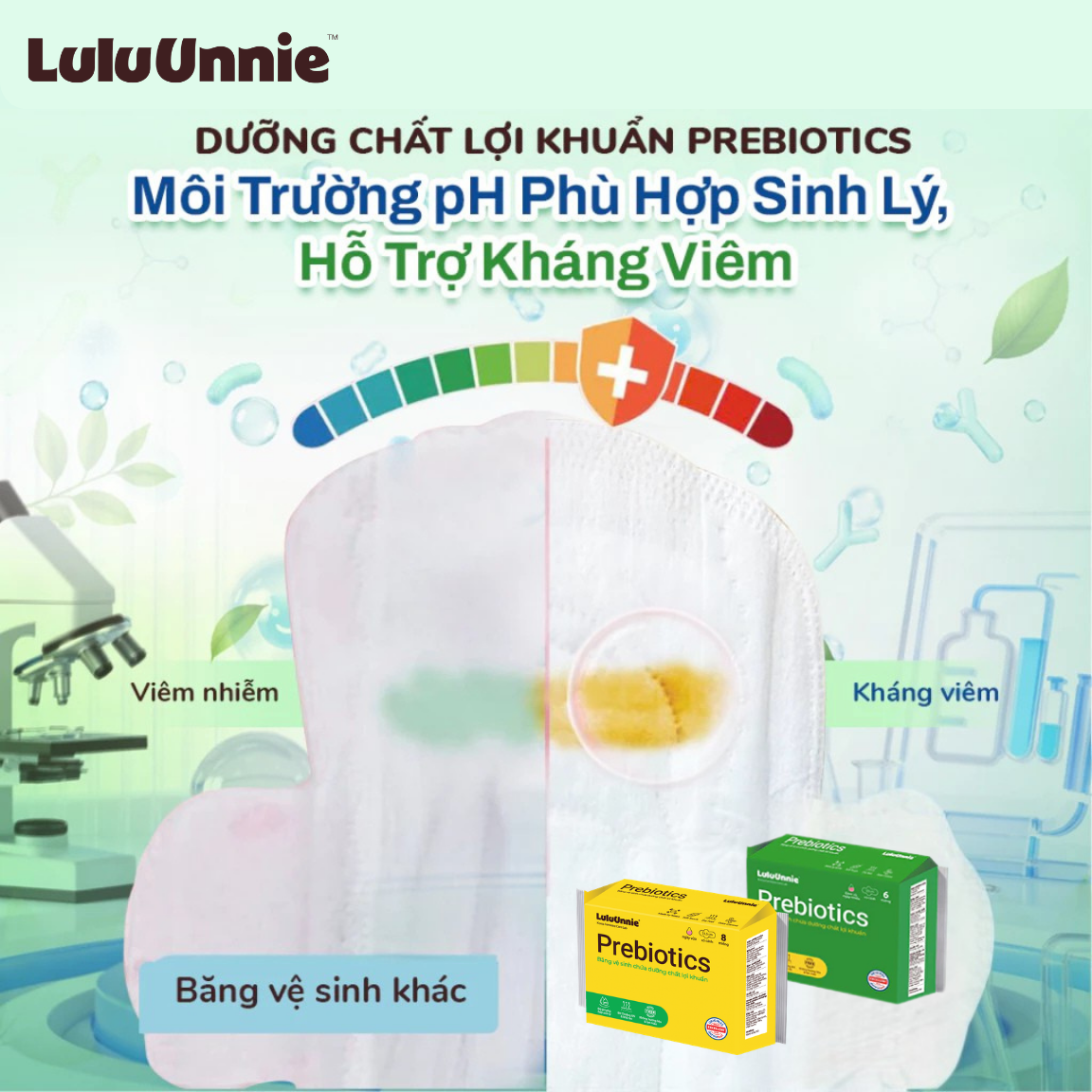 Băng vệ sinh có độ pH phù hợp sinh lý